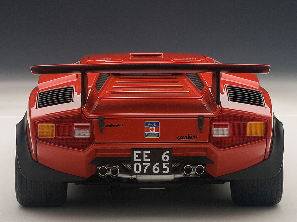 1:18 LAMBORGHINI COUNTACH LP500S WALTER WOLF EDITION RED – Auto World