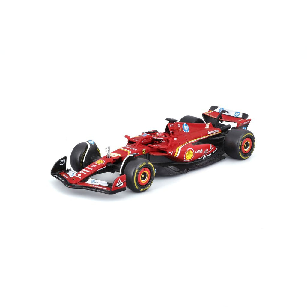 1:43 Formula 1  Ferrari SF-24 (2024) Model with Driver and display case