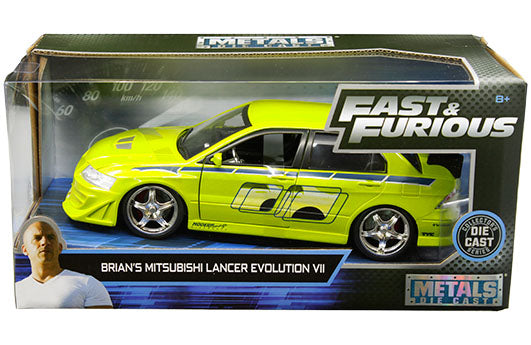 1:24 Metals - Fast & Furious - Brian's Mitsubishi Lancer Evolution 