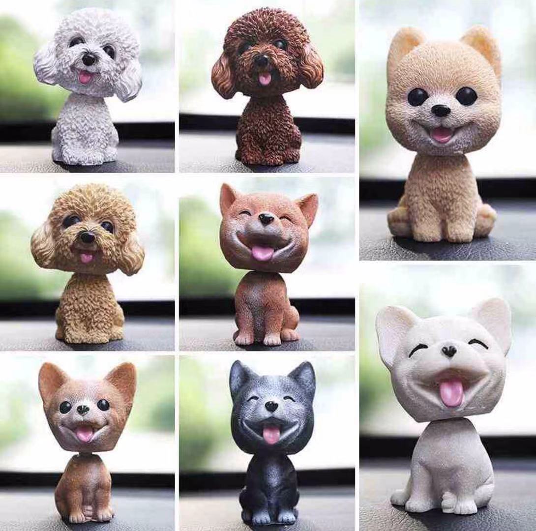 Car Bobblehead Dog Puppy Car Dashboard Decoration