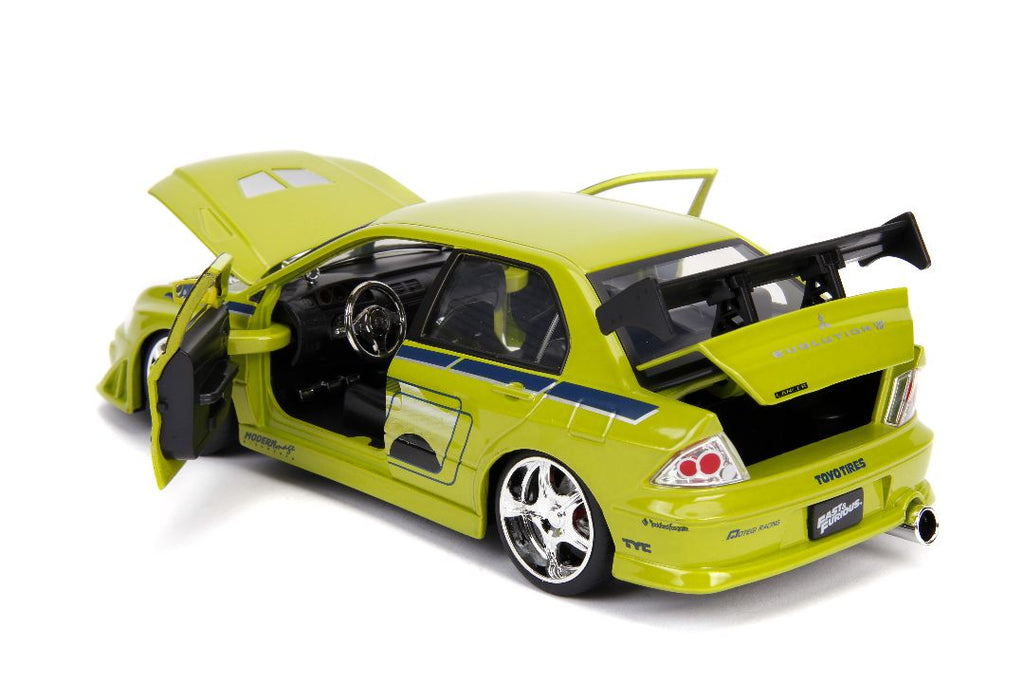 1:24 Metals - Fast & Furious - Brian's Mitsubishi Lancer Evolution VII  (Green) 99788